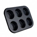 6 Cup Non Stick Mini Muffin Pan / Muffin Cupcake Moulds Cake Baking Mold