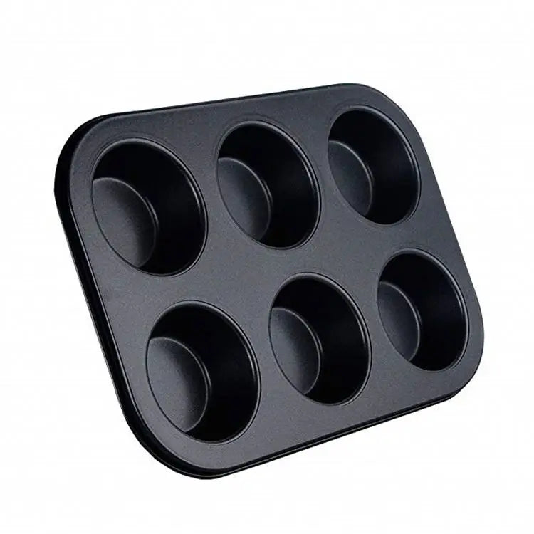 6 Cup Non Stick Mini Muffin Pan / Muffin Cupcake Moulds Cake Baking Mold