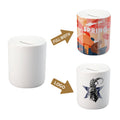 11oz White Coated Top Grade Personalized Sublimation Money Bank