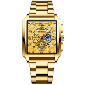 2024 Stainless Steel Material Quartz Watch Water Proof Men Watches Luminous Hands Wristwatch