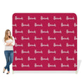 8ft 10ft 20ft Custom Printed Portable Backlit Background Light Backdrop Exhibition Booth Tension Fabric Photo Booth Backdrop