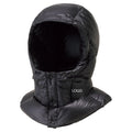Nylon Fabric 800 Fill Power Waterproof Ultra-light Windproof Winter Sports Camping Down Hooded Scarf Hat