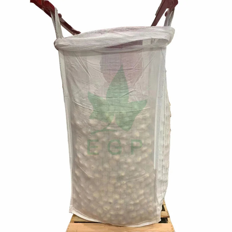 EGP Strong Flexible PP Two Sides Mesh Breathable Jumbo Ton Bag 1 Ton Firewood Bag
