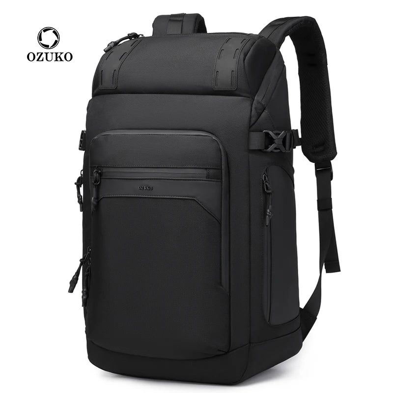 Ozuko 9630 Travel Sports Backpack 15.6 Inch Laptop Anti-Theft Breathable Waterproof Business Work Bag