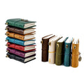 Trendy A9 128 Sheet Genuine Leather Sewing Binding Business Travel Journal Super Writing Planner Mini Pocket Day Promotion Gift