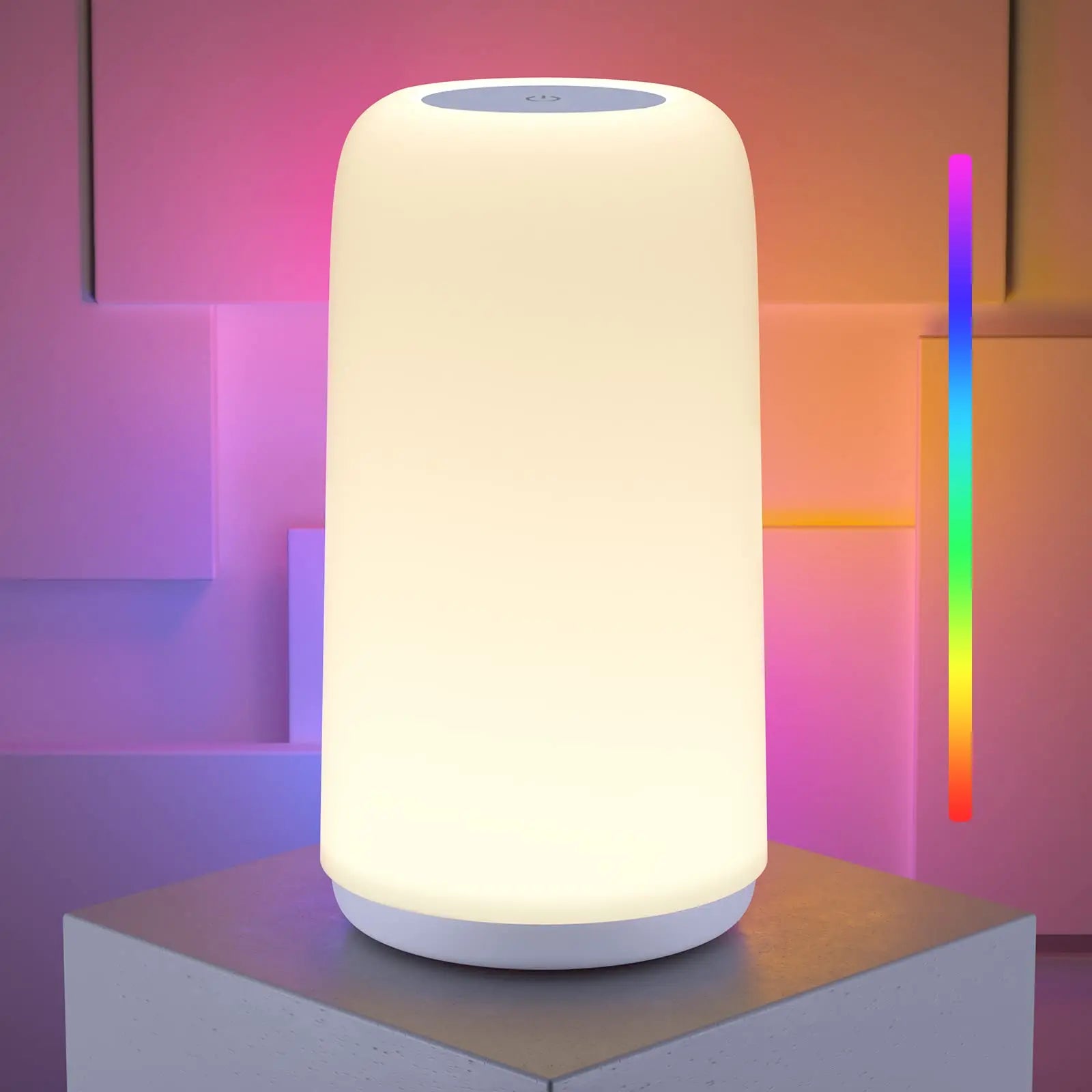 Rgb Modern Home Decoration Desk Lamps Lighting Study Led Table Lights Lamp Multi-Color Smart Table Lamp for Living Room