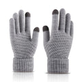 Cashmere Knitted Women Autumn Winter Warm Thick Gloves Touch Screen Skiing Gloves Women's Cashmere Knitted Winter Gloves