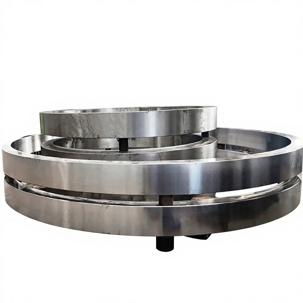 Large Casting Rotary Kiln Tyre / OEM Supplied High Precision  Rotary Dryer Lime Kiln Wheel Belt  Price for Sale