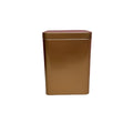 Custom Printed Empty Small Square Candy Cookies Packaging Tin Box Can Coffee Spice Tea Tins