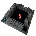 2-4 Players Shut the Box Dice Game Wooden Board Table Math Game with 8 Dice Shut the Box Board Game in Flip Lid Box
