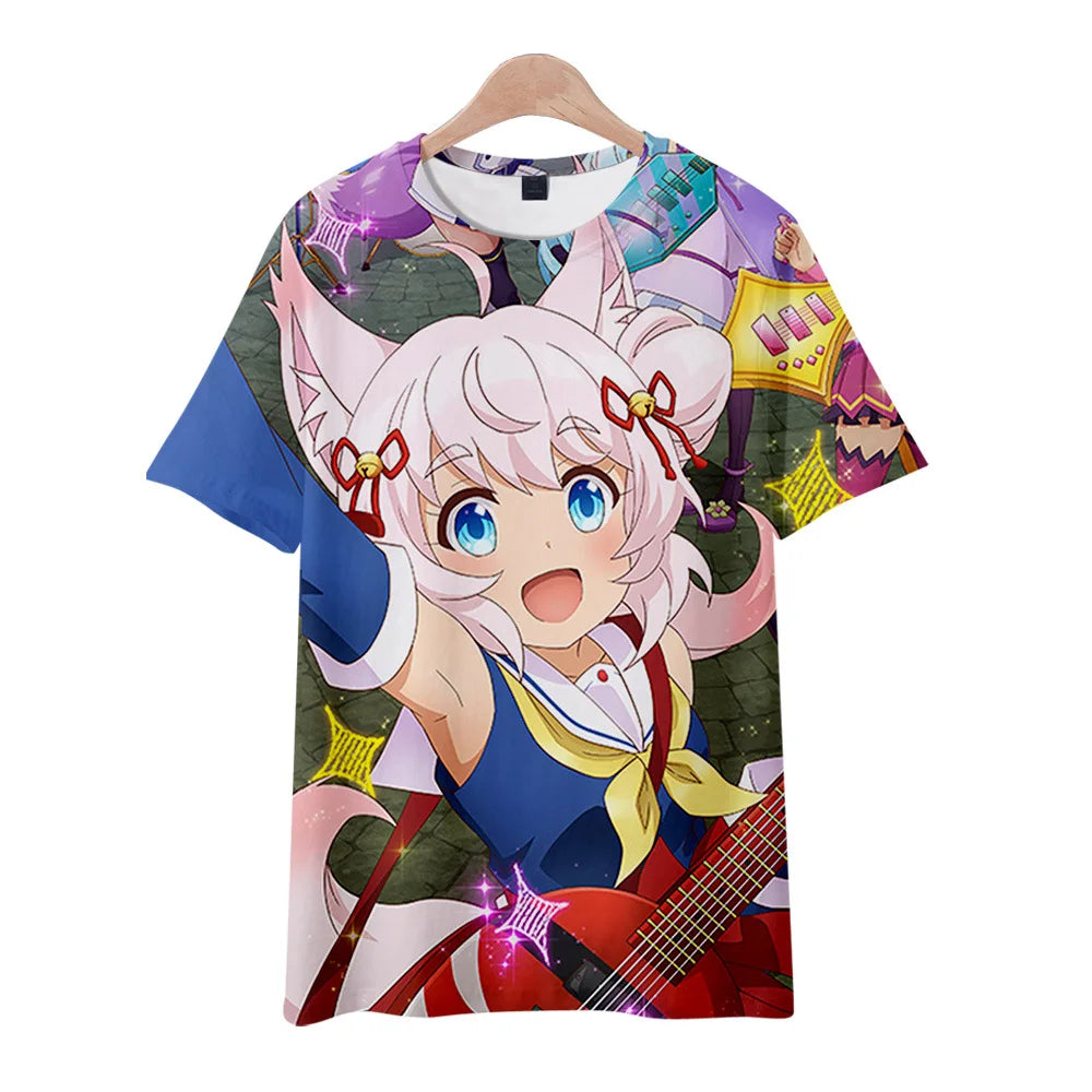 General Basic Anime 3d Printed T Shirt Fashion Men's Women's Short-sleeved T-shirt Customized Dropshipping Tshirts