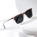Simple Solid Colors Outdoor Plastic Metal Square Shaped Gradient Frame Glasses UV400 Protection Colorful Men Women Sunglasses