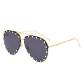 Classic Rivet UV400 Sunglasses for Women & Men-Cool Luxury Fashion Opp Bag