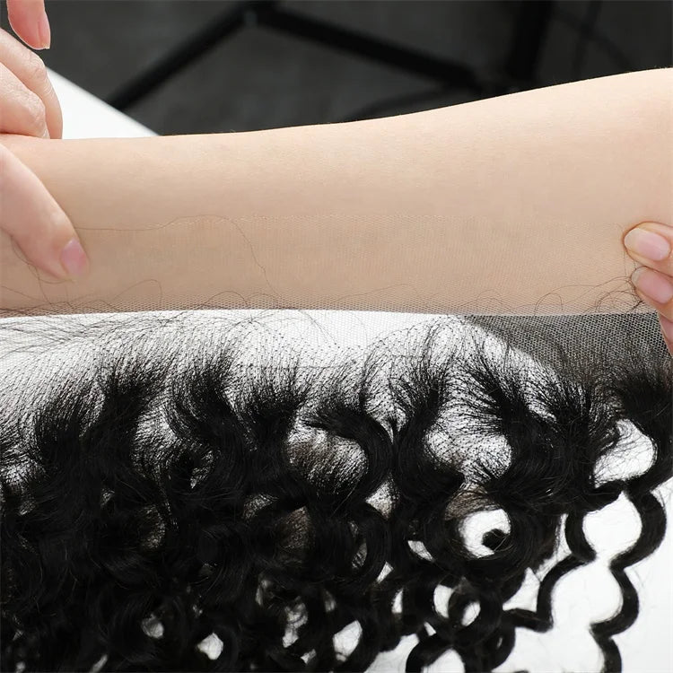 Best Quality Transparent Swiss HD Lace Frontal Wig Long Straight Style Human Hair Frontal Closure