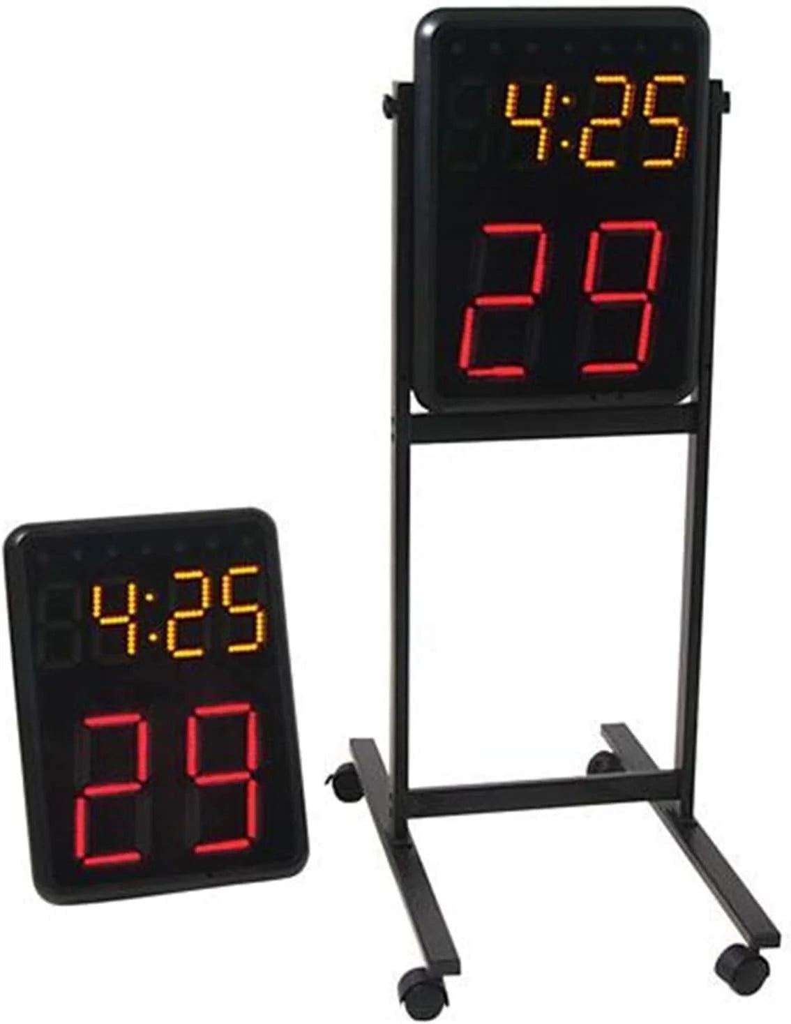 RYK 24-Second Wireless Sports Shot Clock Basketball Games Remote Control Settable 0-99 Seconds Court Equipment Practices BLACK