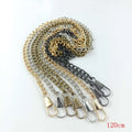 Customized YUMING Fashion Alloy Chain Bag Parts Accessories in Gun Black/Silver/Pale Gold/Bronze Colors 100/120CM