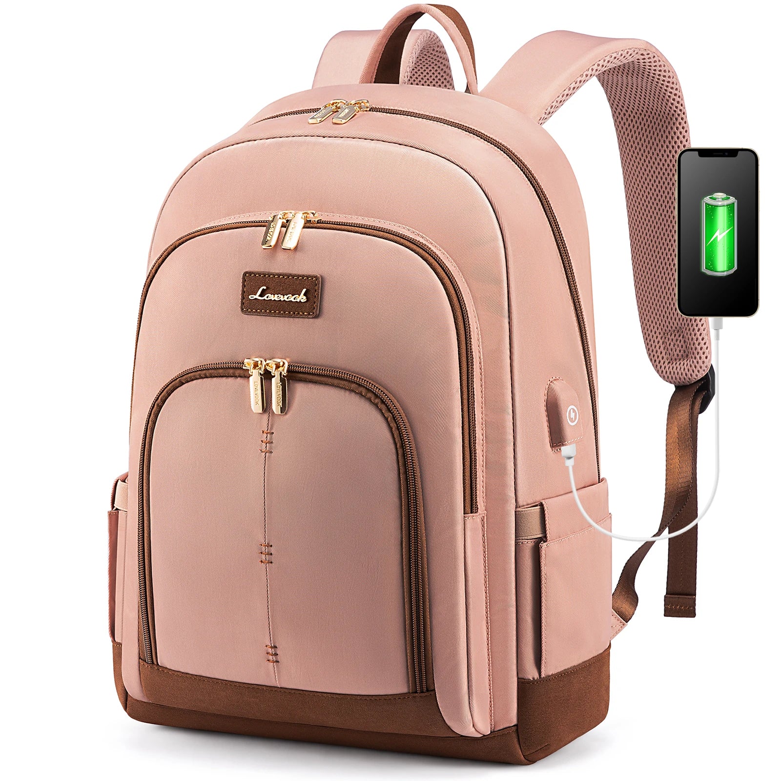 LOVEVOOK Manufacturer OEM ODM Custom Waterproof Casual  Back Pack Bag Mochilas Urban Women Men Business Travel Laptop BackpackS
