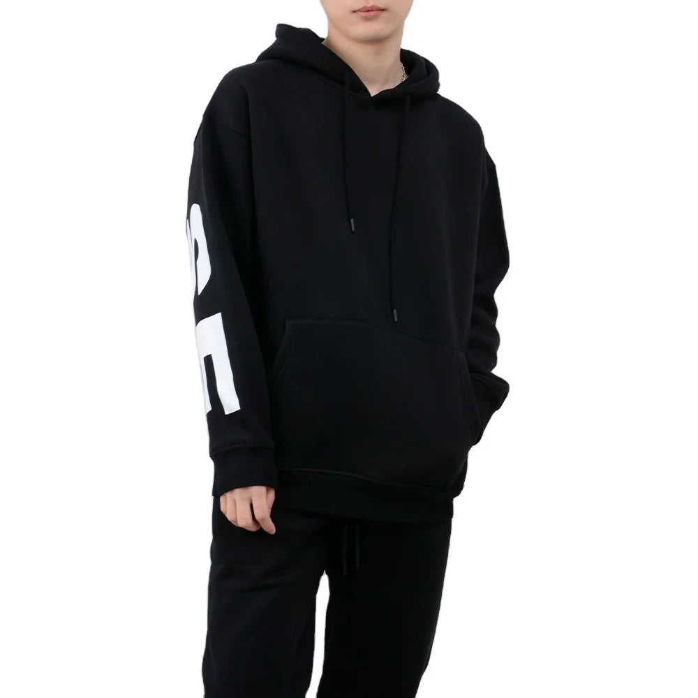 Xinglan 2023 High Quality Custom Long Hoodies Unisex 2 Piece Pants Set Comfy Fleece Winter Oversized Hoodie Set Men and Women