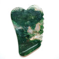 2026 New Design Natural Gemstone Scraper Bian Stone Guasha Massage Scraping Tools xiuyan jade Gua Sha Massager
