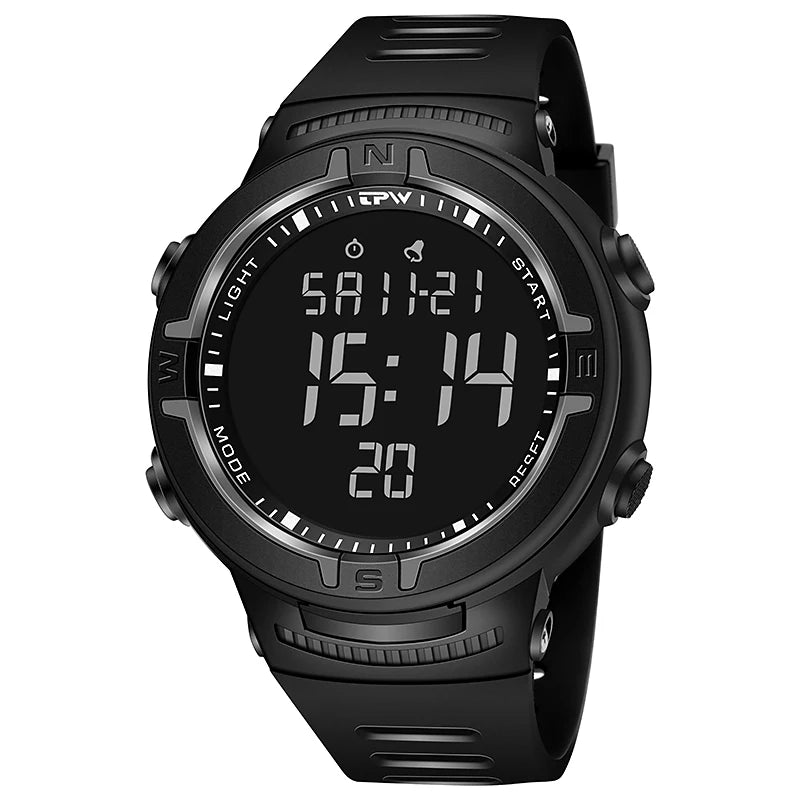 Big Screen LCD Display Waterproof Digital Wrist Watch for Men Relojes Digitales Relogio Digital