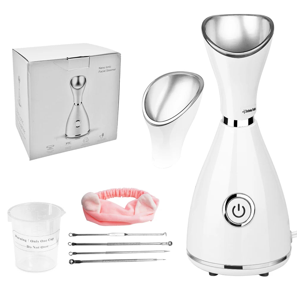 Nano Ionic Facial Steamer for Moisturizing Skin Beauty Instrument for Personal Care