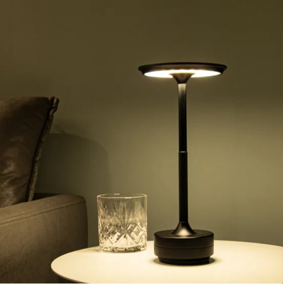 Modern H-Shaped Rechargeable LED Desk Lamp Touch USB Eye Protection Bedside Circular Rechargeable Desk Lamp