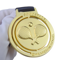 Custom Gold Padel Sports Medal for Span Somospadel Competition Padel Medals and Squash Soft Tennis Pickleball Cricket Medals