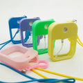 Wholesales 38ml 45ml Empty Plastic Credit Card Pocket Size Perfume Spray Bottle with Silicon Rubber case