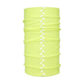 Solid Fluorescent Color Multifunctional Headwear High-Viz Safety Bandana Running Head Tube Bandana with Reflective Tape