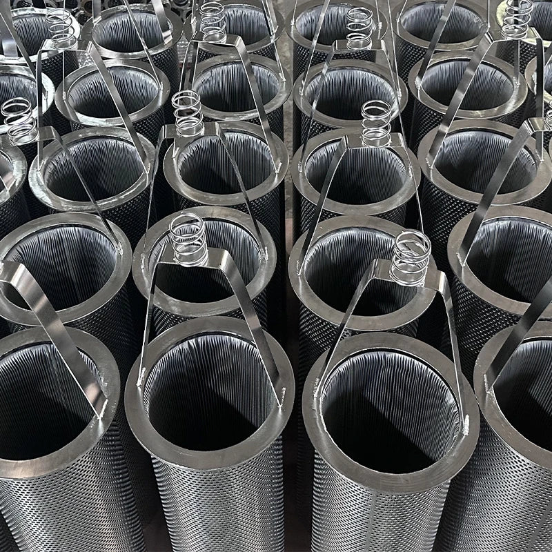 LIANDA SS316 10 Micron Sintered Metal Powder Filter Cartridge 80 mm OD for Oil & Fuel Purification New Condition