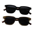 2026 Customizable Fashion Wood Grain Luxury Polarized Sunglasses Women Unisex Custom Logo Square Frame Sunglasses