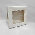 Wholesale  Craft Paper Cake Box with Clean Window White Paper  Custom Large Cake Box