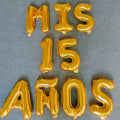 16inch Spanish Foil Banner Bunting Letter Balloons Mis 15 Anos for 15th Birthday Balloon Party Decoration Globos Ballon Decors
