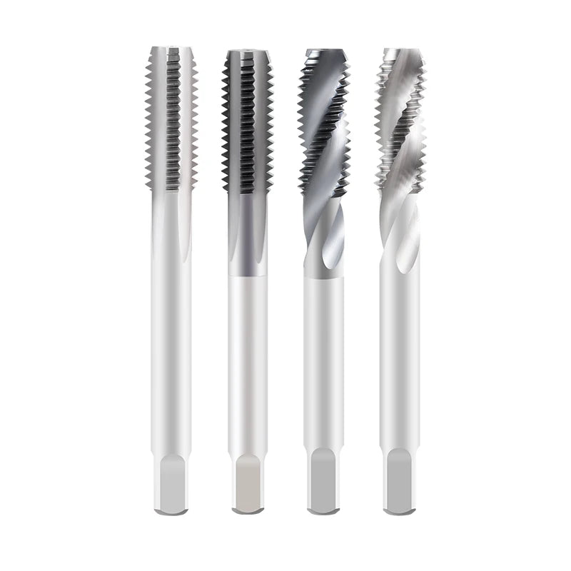 Machine Tap Tungsten Steel Thread Tapping Drill Screw Tap CNC Tungsten Alloy Straight Flute Threading