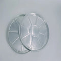 Disposable Plates Round Recyclable Aluminum Plates Pizza Roasting Pan Baking Trays 12 Inch for Pizza Vending Machines