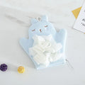 Wholesale PVA Exfoliating Mitt Multi Color Optional Children Bath Shower Glove Large Cute Rabbit Shape Bath Sponge Gloves