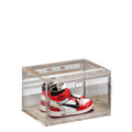Shoe Boxes with Custom Logo Drop Front Clear Magnetic Shoe Box Packaging Acrylic Stackable Customized Shoe Boxes Storage