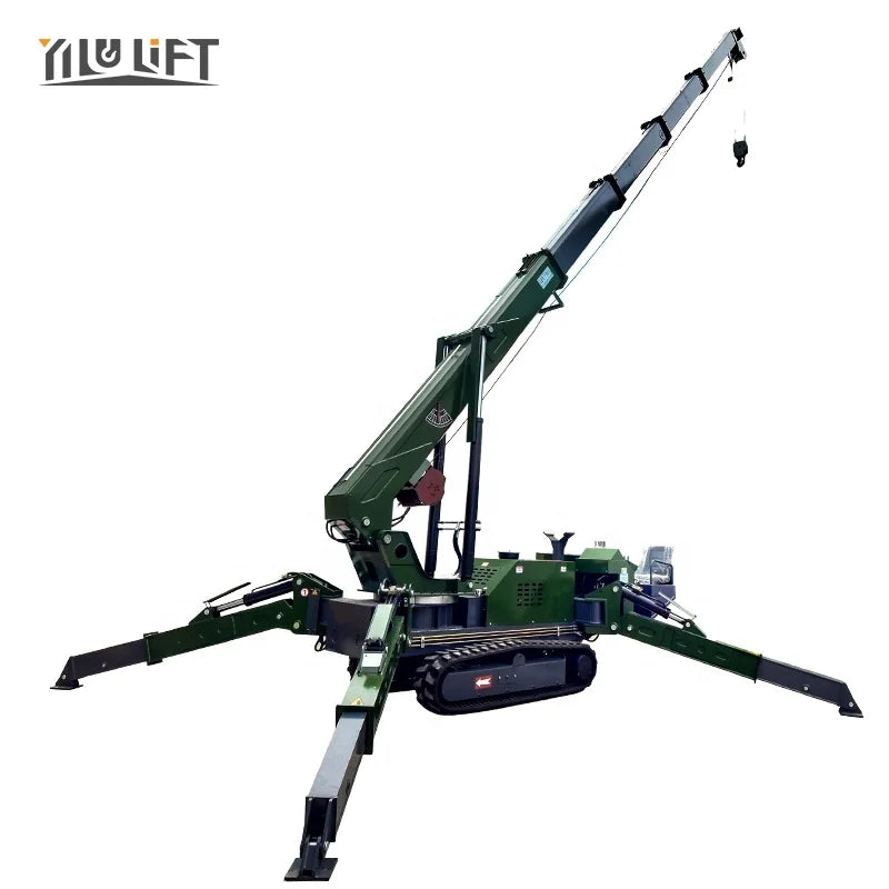 New Design 3ton 5ton 8ton Gasoline Diesel Hydraulic Lifting Mechanism Spider Crane Hoist Equipment