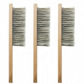 3PCS Profession Durable Double Rows Bee Brush Factory Price Beekeeping Equipment for Beekeeper