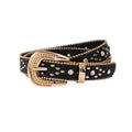 High-Grade Women's Punk Western Fashion Belt with Alloy Buckle New High-Rivet Design