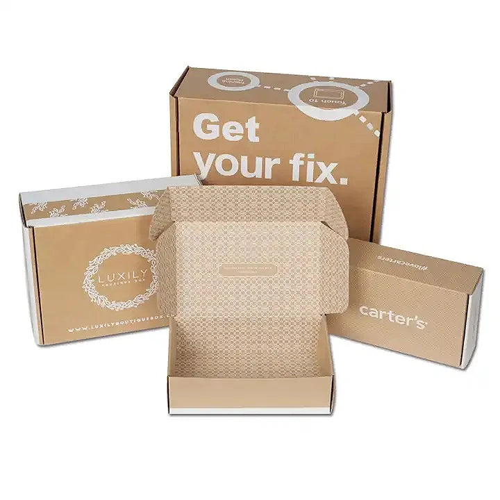 Custom Printed Small Business Tissue Paper Stamper Sticker Gift Bags Packaging Box with Thank You Card Box for Dress