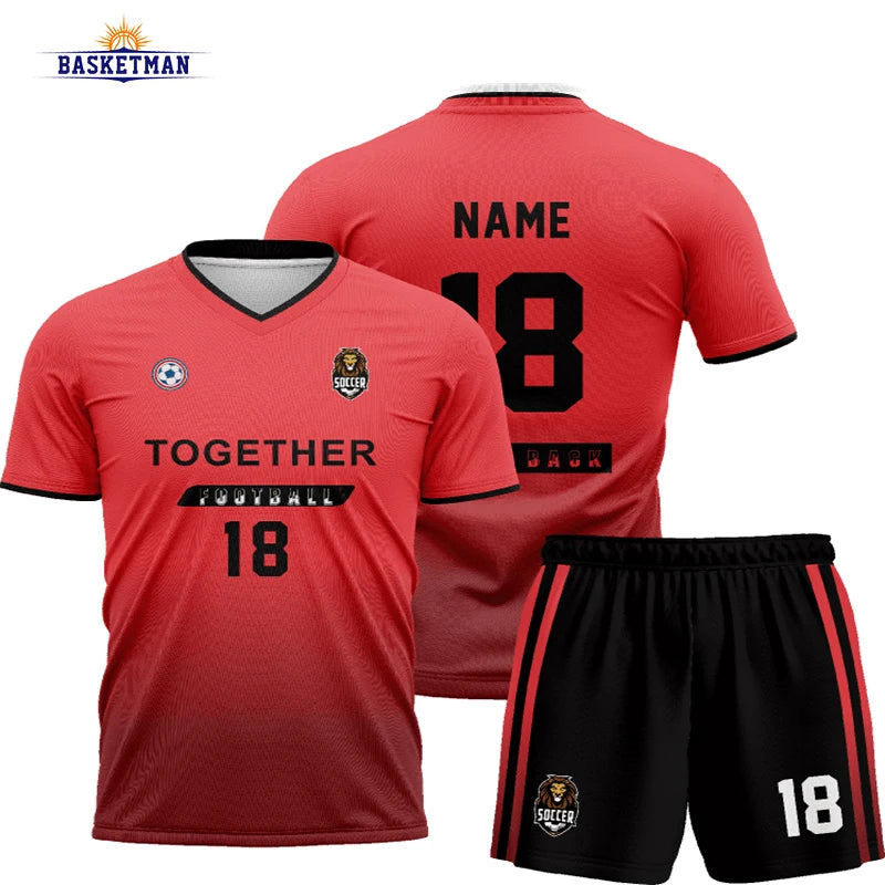 Enhanced Performance Korea Soccer Kits Unique Sublimation Graphics Stylish Designs Above Competitors Youth Teams Soccer Uniform