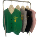 High Quality Knit Sweater Manufacturer Autumn Knit Vest Cardigan for Women School Uniforms Sweaters Vest for Girls