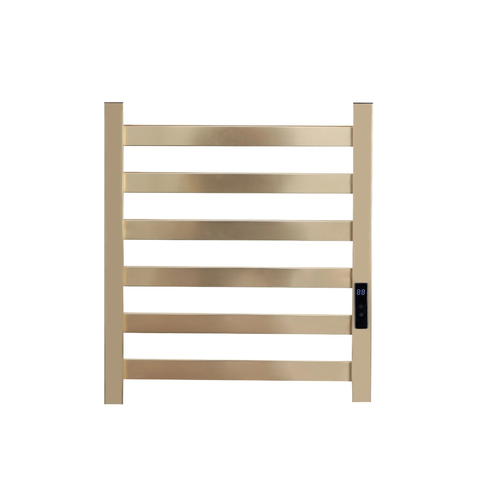 Heated Towel Rack Brush Finish Electrically Intelligent Heated Intelligent Bathroom Towel Rack Accessories