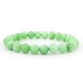 Customize Kamienna Bransoletka 8mm Natural Crystal Healing Stone Round Bead Awenturyna Adjustable Handmade Stone Bracelet