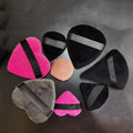 New Heart Shape Mini Big Powder Puff Cosmetiquera Free Sample Face Soft Makeup Powder Puff Velvet Sponge