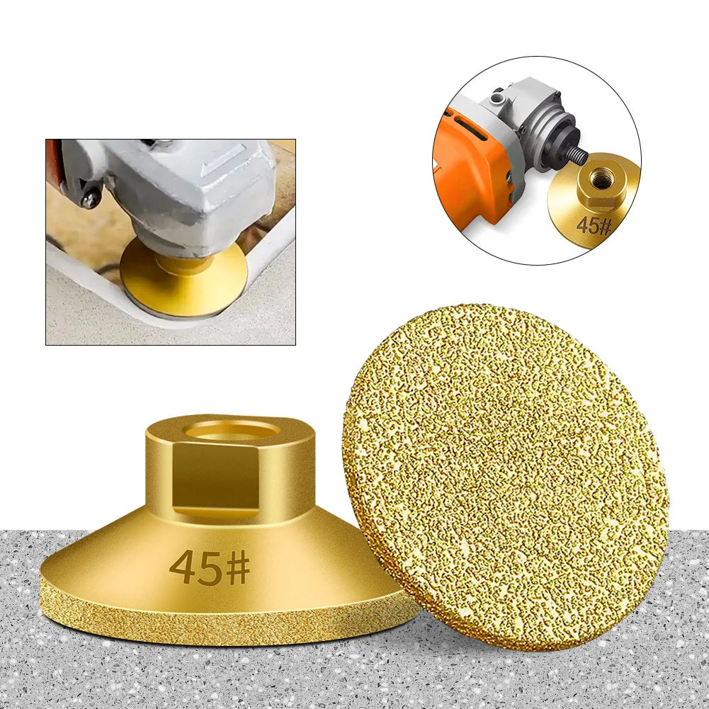 M10 Brazing Flat Grinding Diamond Material and Brazing Process Used for Various Types of Stoces Grinding and Polishing Grit 100