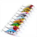 57mm 7g Plastic Bionic 3D Eyes Multi Colors Diving Wobblers Fishing Hard Crankbait Lure