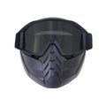 For Full Face PC Motorcycle Goggles Mask Lightweight Windproof Anti-UV Detachable Helmet for Outdoor Riding