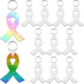 Decoration Sublimation MDF Wood Ribbon Shape DIY Printing Custom Keychain Gift